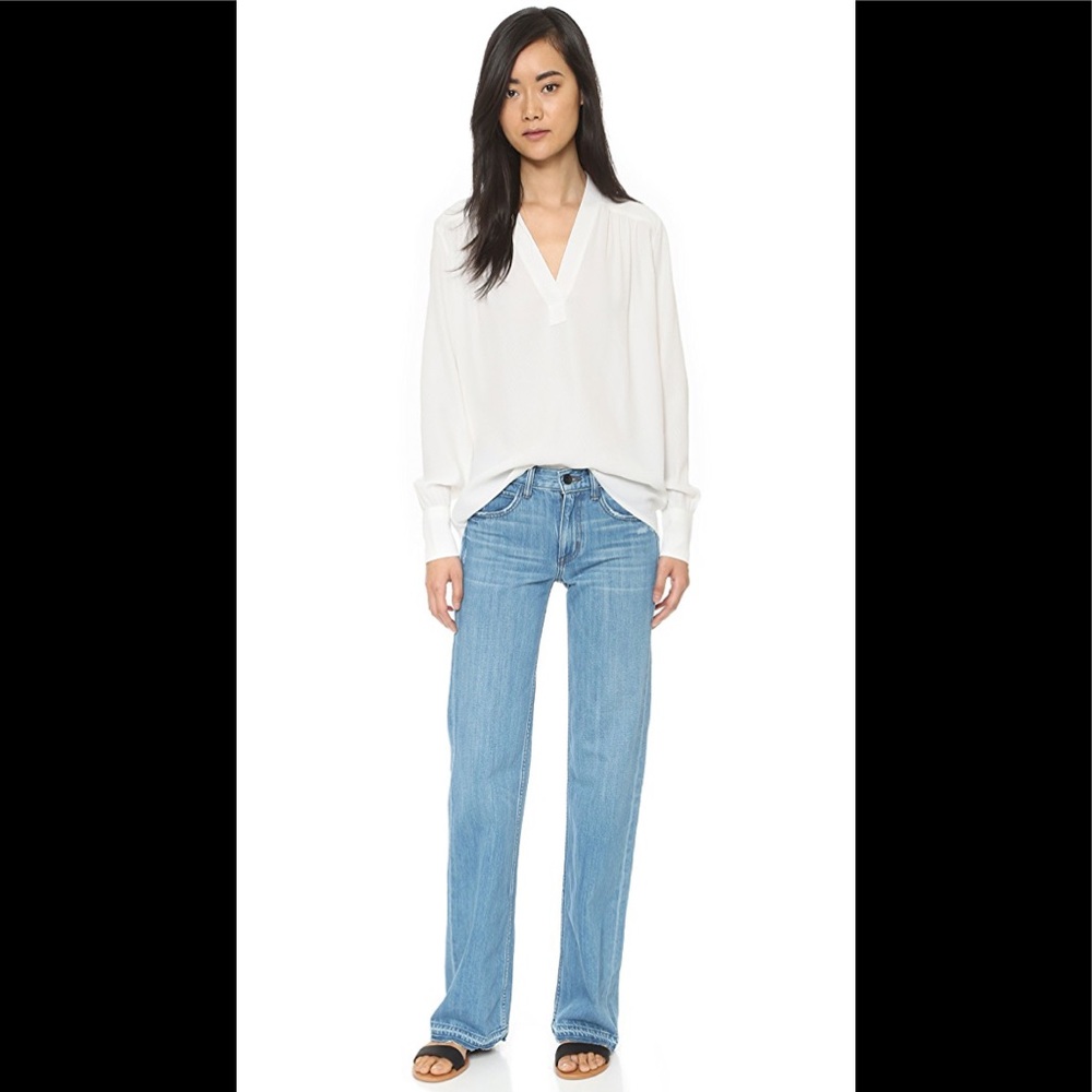 Helmut Lang Mid Blue Vintage Flare Jeans